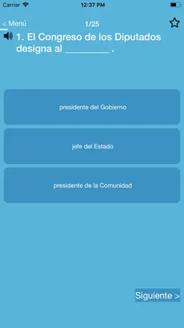 Game screenshot Test de Nacionalidad (España) apk