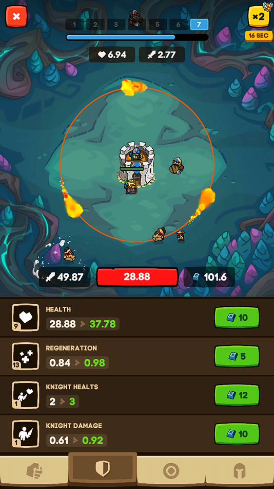 #5. Apexlands: idle Tower Defense (iOS) 由: Black Bears