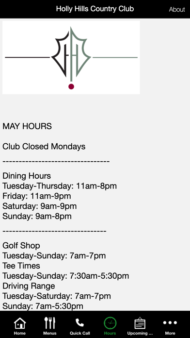 Holly Hills Country Club Screenshot
