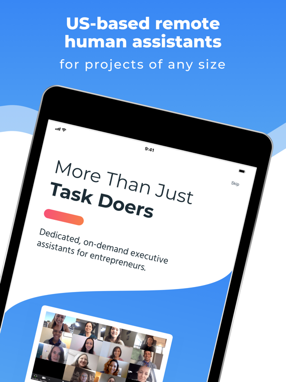 ChatterBoss Personal Assistant iPad screenshot 1 - Productivity app