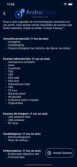 Game screenshot AndroCare - Saúde Masculina hack