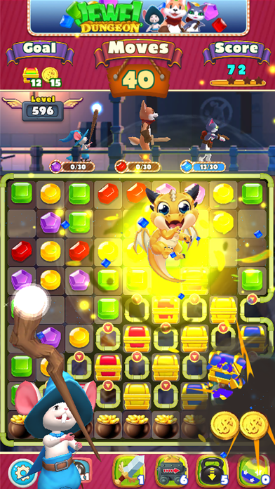 Jewel Dungeon Match 3 Screenshot