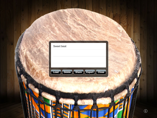 Djembe! iPad screenshot 4 - Music app
