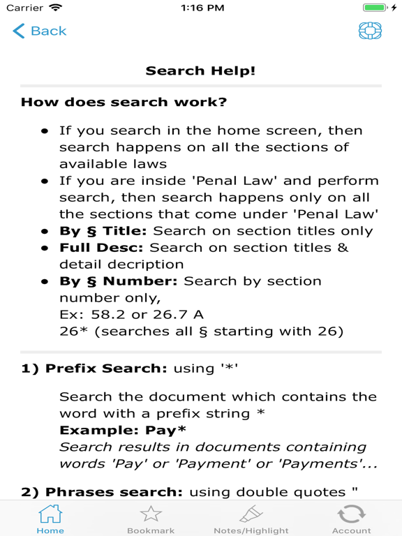 Alabama Code AL Laws & Codes iPad screenshot 9 - Reference app