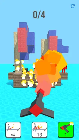 Game screenshot Burn it Down! 3D Pixel Game apk