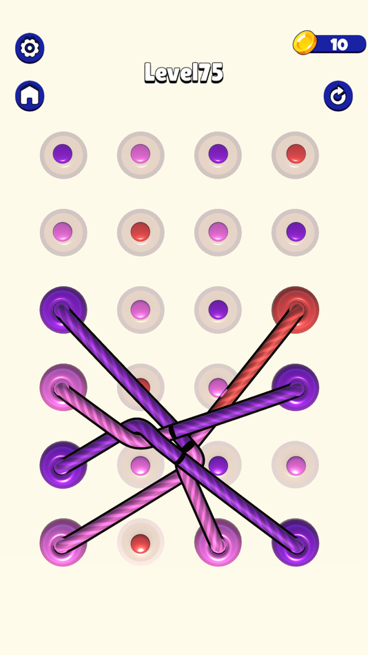 #6. Rope Tangle Color Sort 3D (iOS) 来自: Ludu
