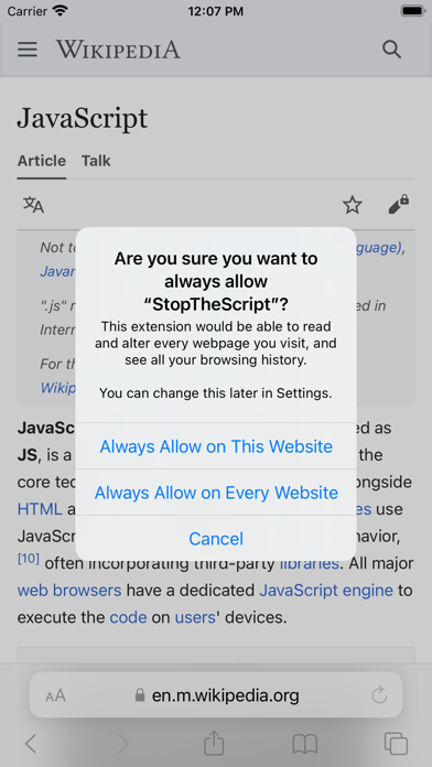 StopTheScript