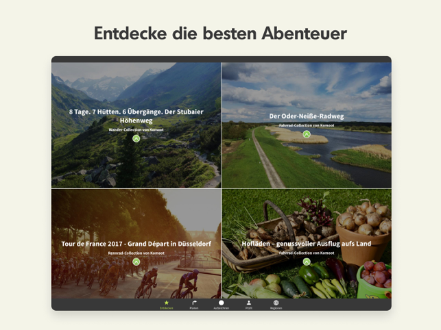 ‎komoot - Wandern und Radfahren Screenshot