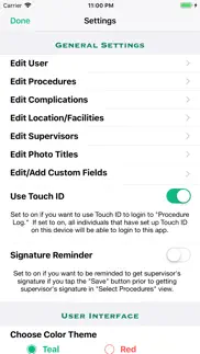 procedure log iphone screenshot 3