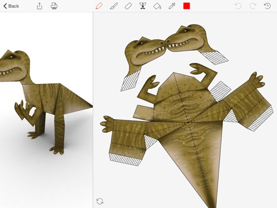 Screenshot #6 pour Foldify Dinosaurs