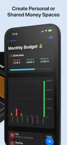 Expense Tracker Money Spaces screenshot #8 for iPhone