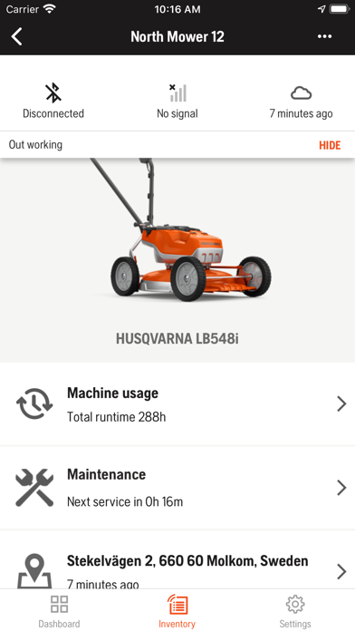 Husqvarna Fleet Services 1 Screenshot