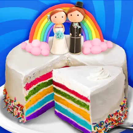 Wedding Rainbow Cake Cheats