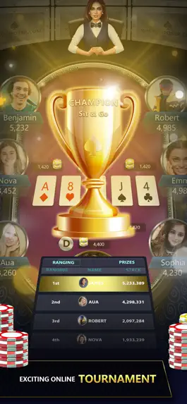 Game screenshot JJPoker - poker with friends apk