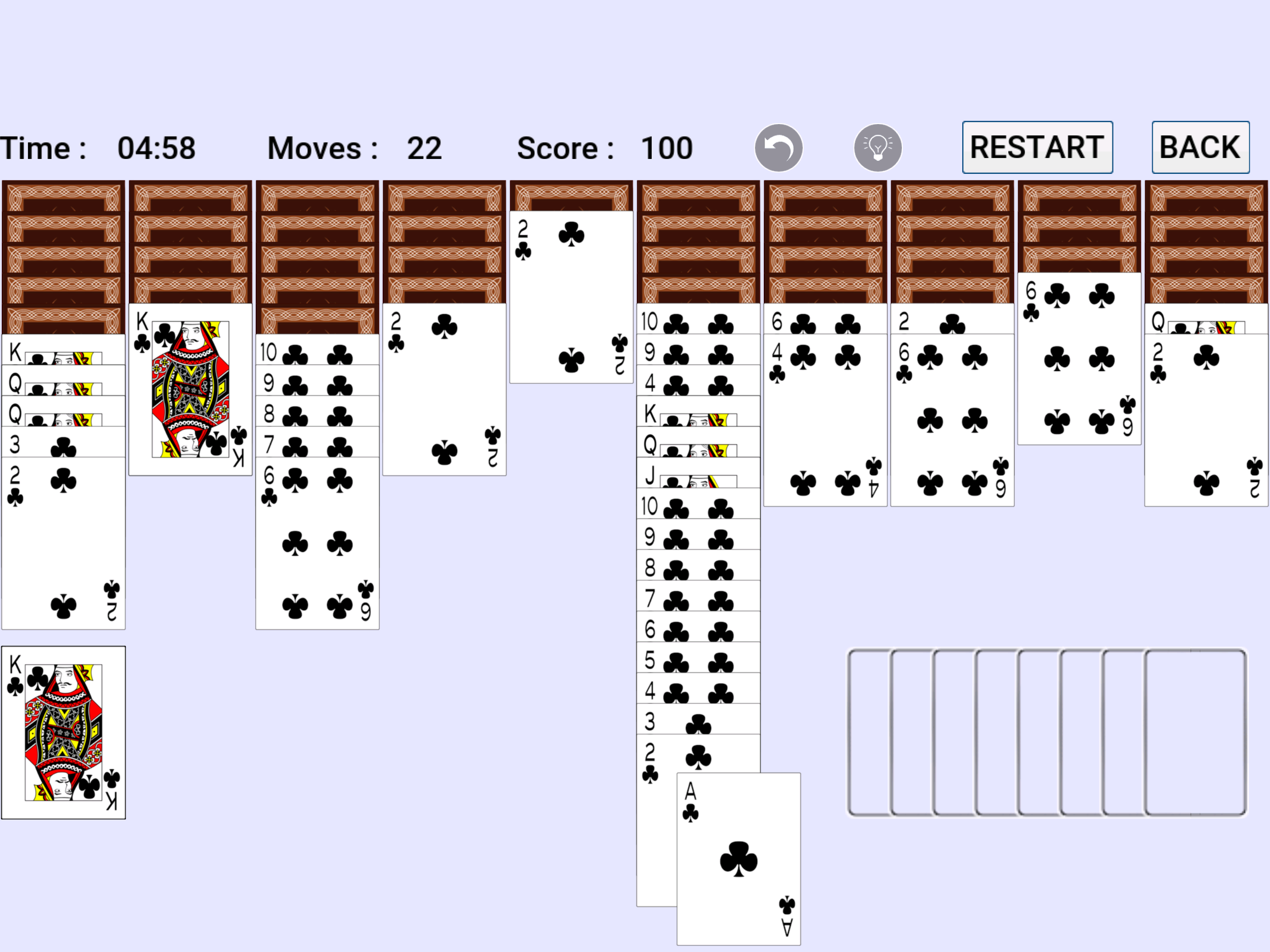 Spider Solitaire : Classic