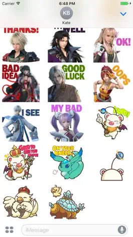 Game screenshot FFBE Stickers apk