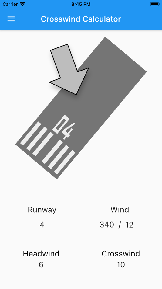 #1. Crosswind Calculator (iOS) 由: Electronic Alchemy