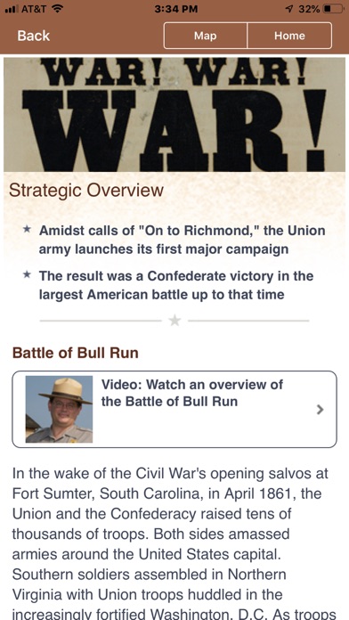 Bull Run Battle App Screenshot