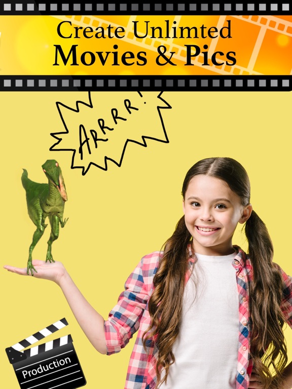 Jurassic AR Camera 3D Glasses iPad screenshot 6 - Photo & Video app