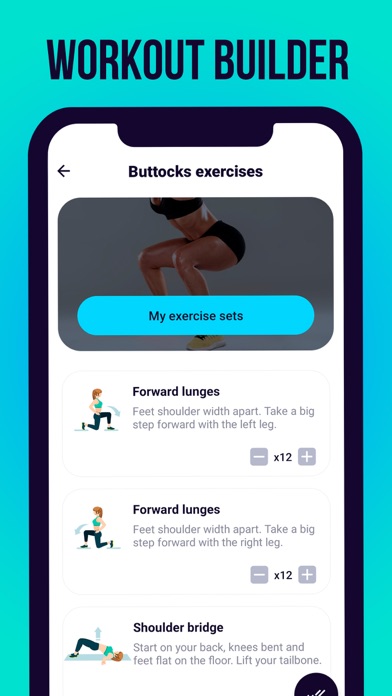 Screenshot #3 pour Fesses et exercices de jambes