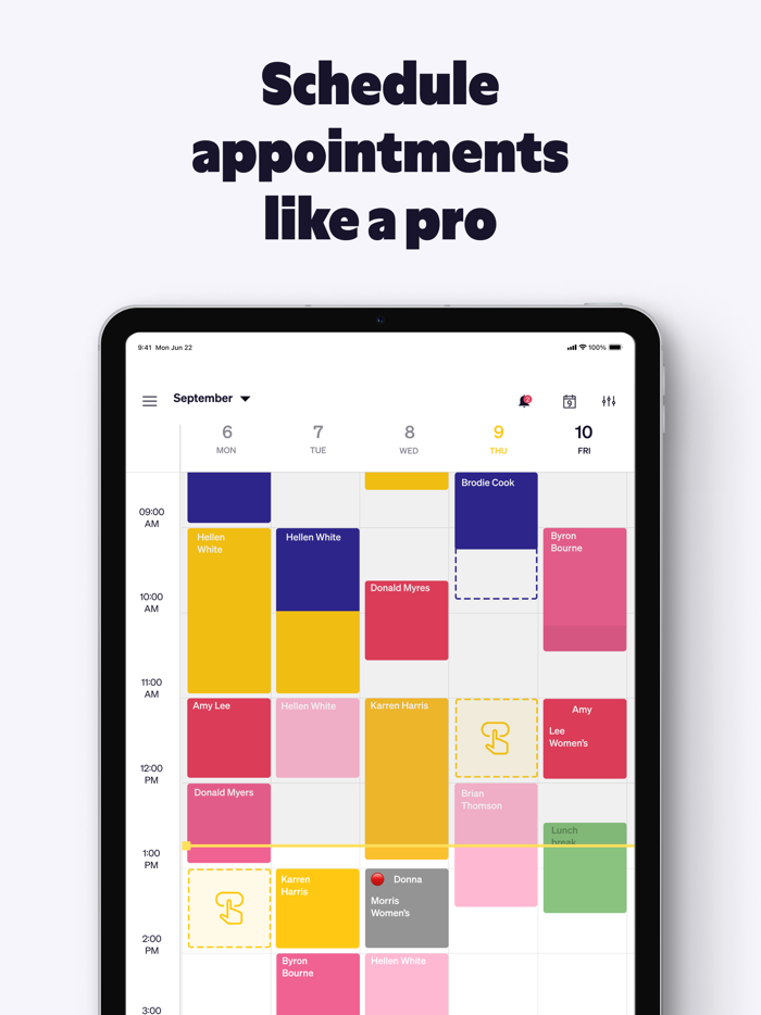 Goldie Scheduling app