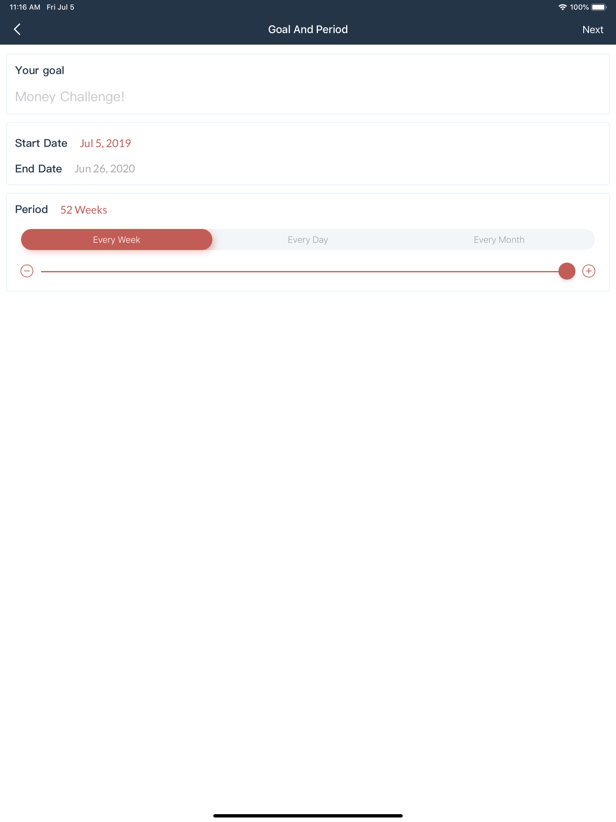 52 Weeks Money Challenge screenshot 7