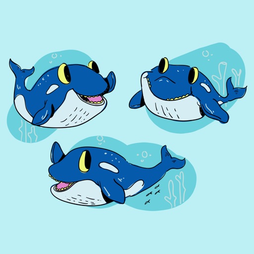 Whales Emojis icon