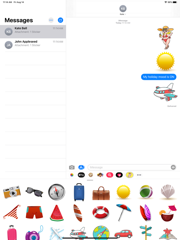 Screenshot #5 pour Enjoy Summer Holiday Stickers