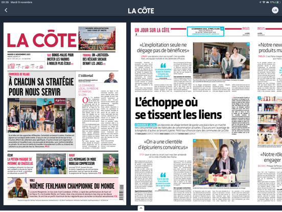 La Côte iPad screenshot 10 - News app