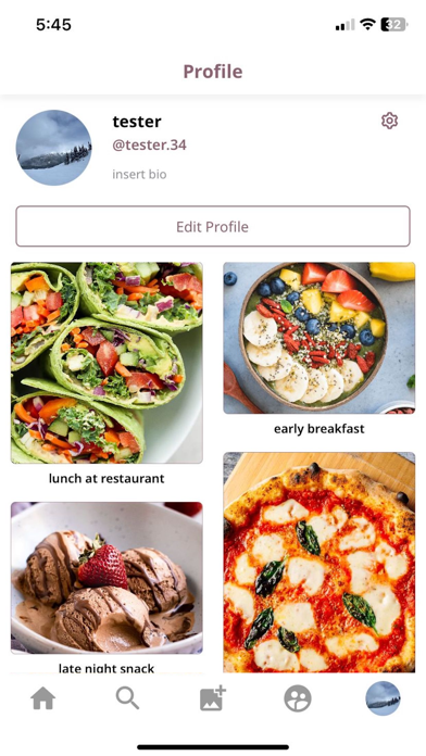 daily munch- food diary Screenshot