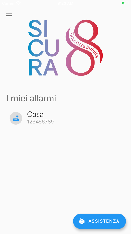 #3. Sicura8 (iOS) Podle: SICURA 8 SRLS