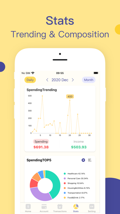 Budget App - Spending Tracker Screenshot