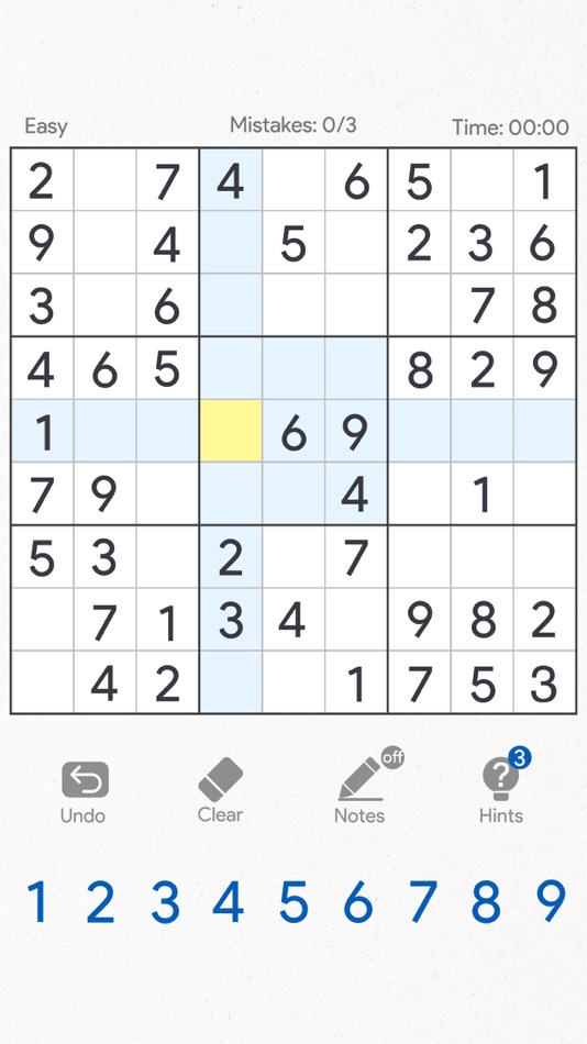 #2. Sudoku Classic Brain Puzzle (iOS) Podle: TOKYO KYOKUJOY LLC