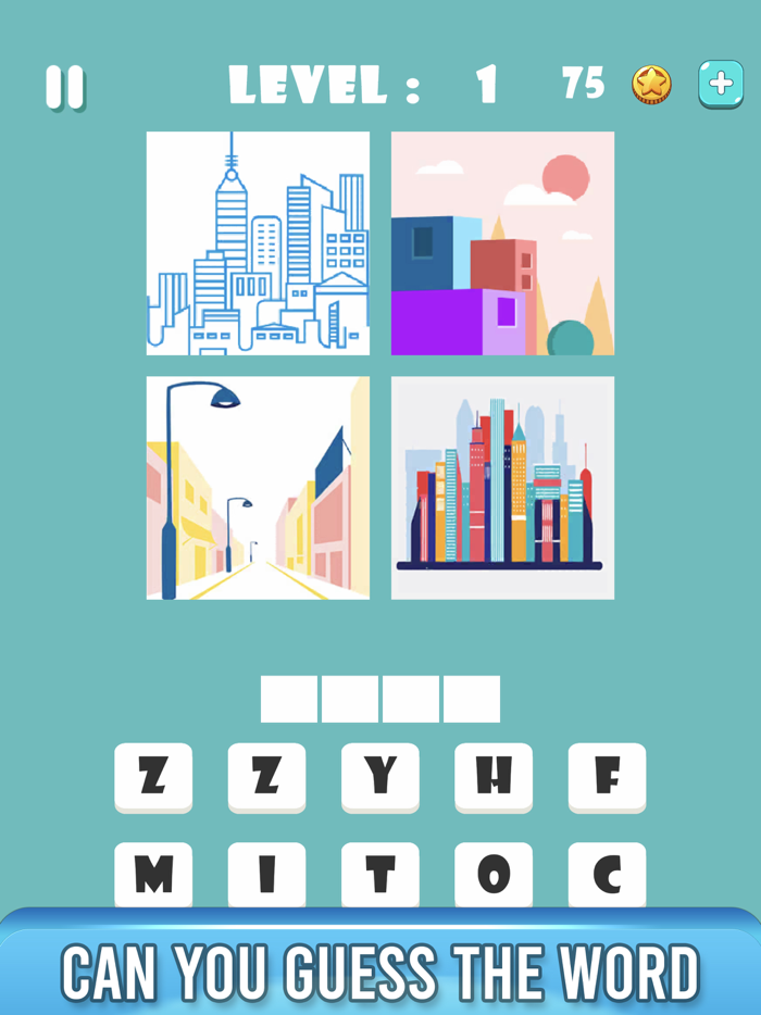 4 Pics 1 Word Fun Quiz Games