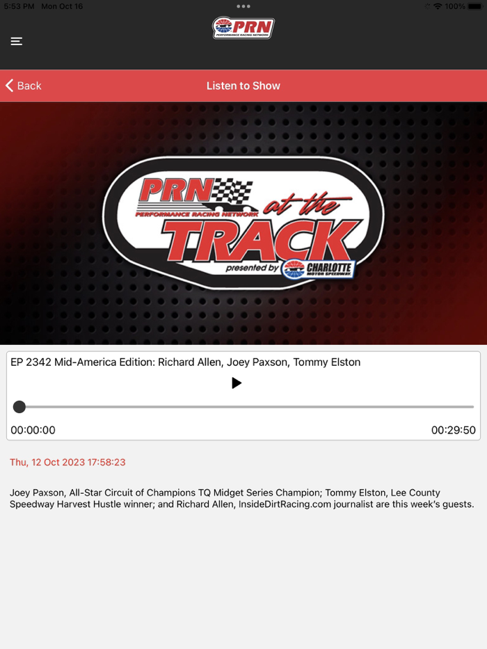 Performance Racing Network