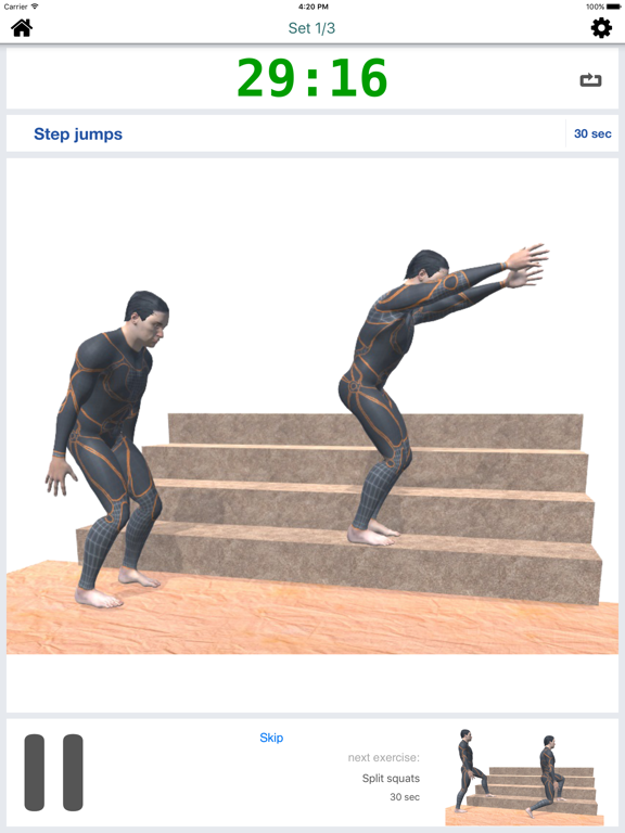 Screenshot #5 pour Stairs Workout Challenge