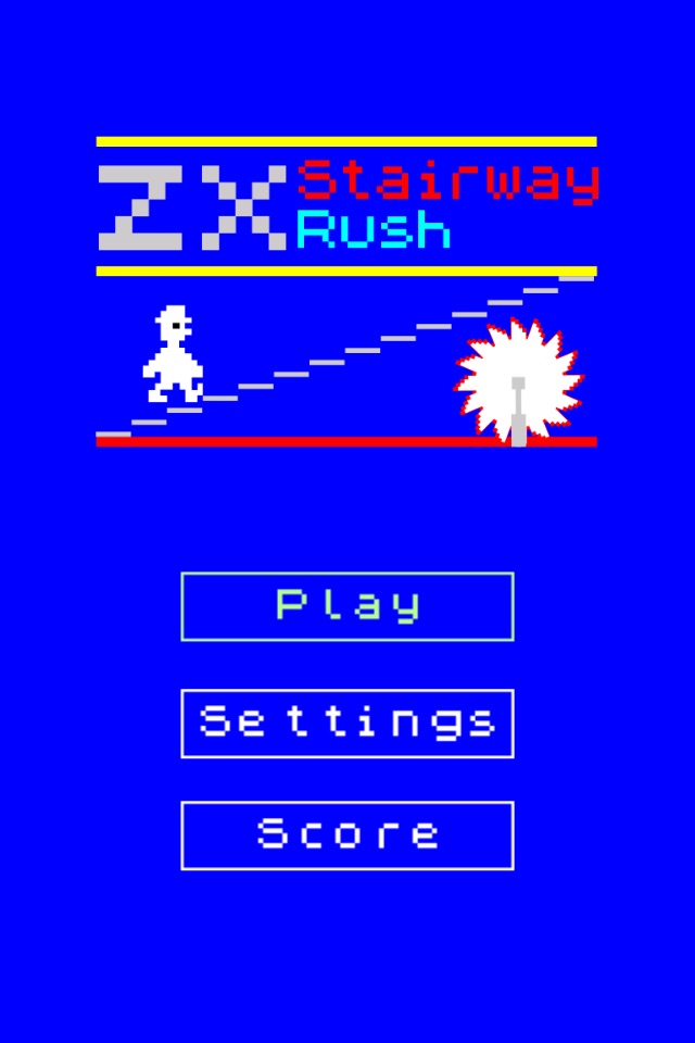 ZX Stairway Rush - Z80 classic screenshot 4