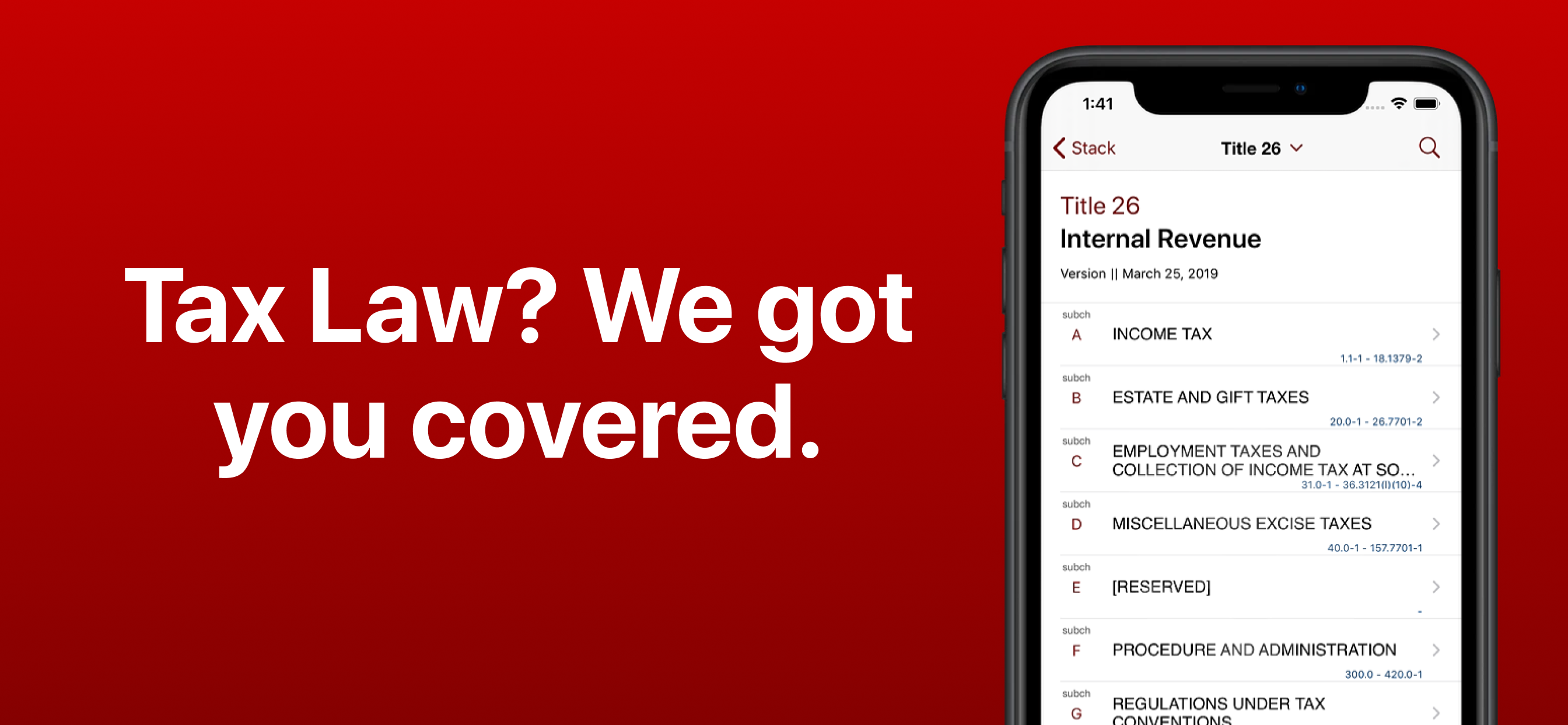 LawStack: CFR,USC,Statutes,Law screenshot 3