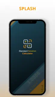 standard notation calculator iphone screenshot 1