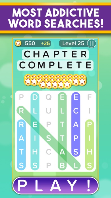 Screenshot #1 pour Word Search Addict: Word Games