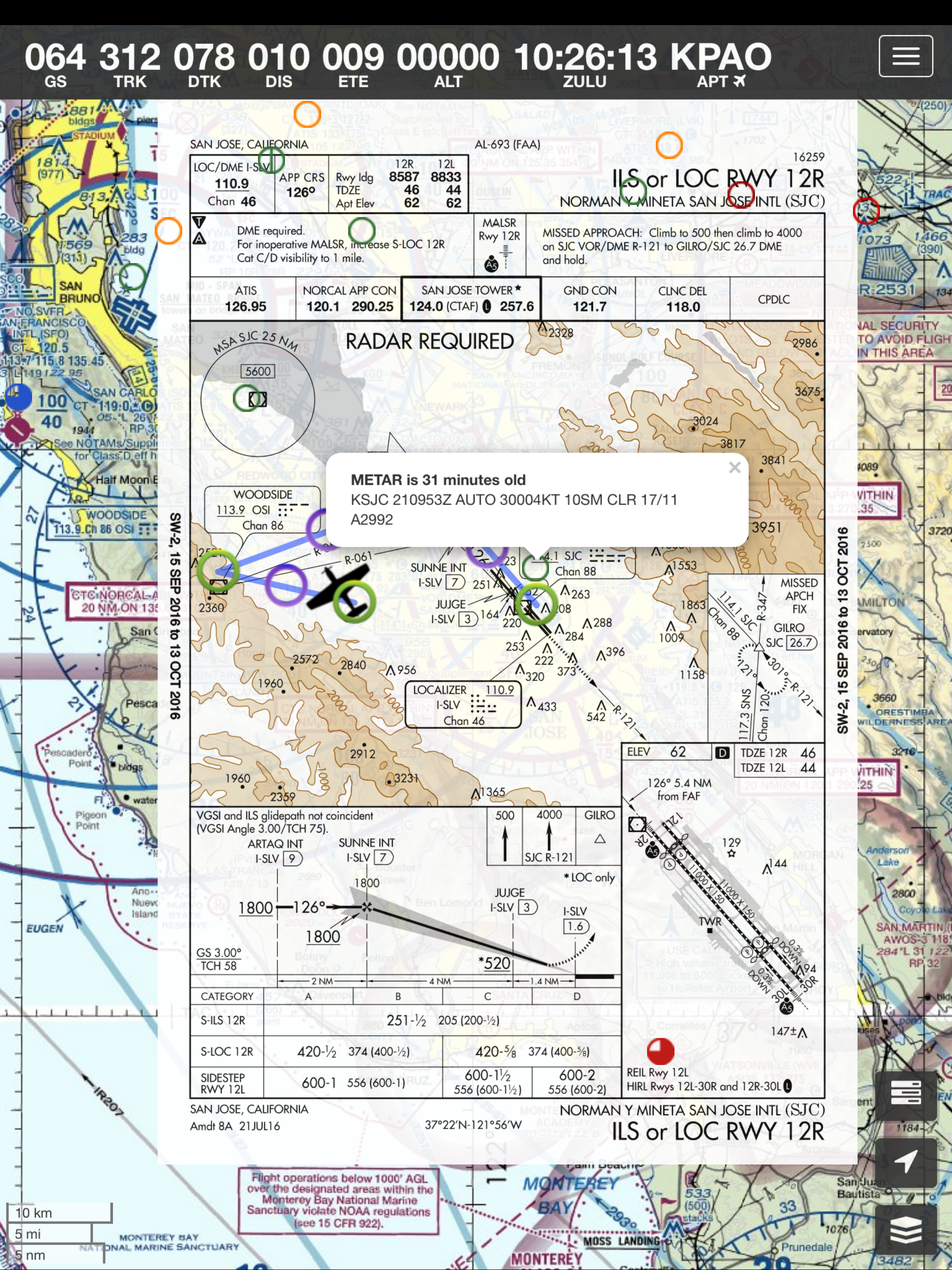 SkyCharts XC EFB