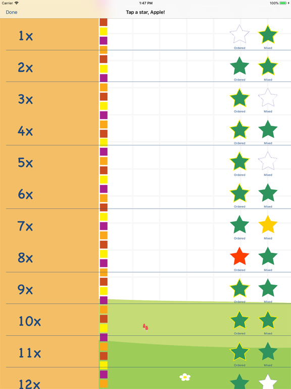 Screenshot #4 pour Klatt-Times Tables