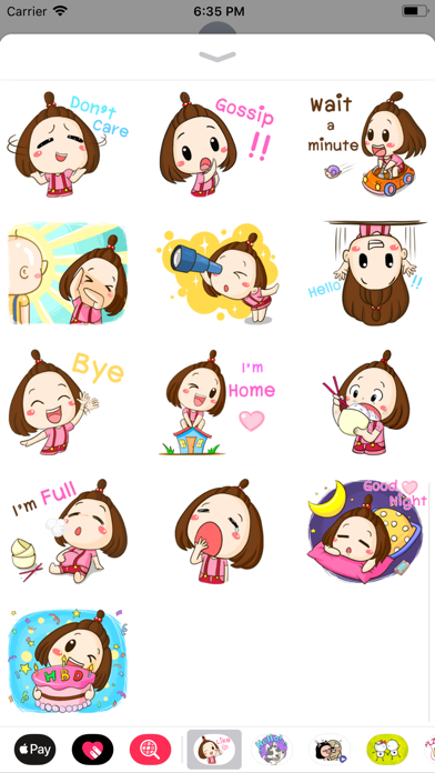 Nana - Little Girl Sticker screenshot 4