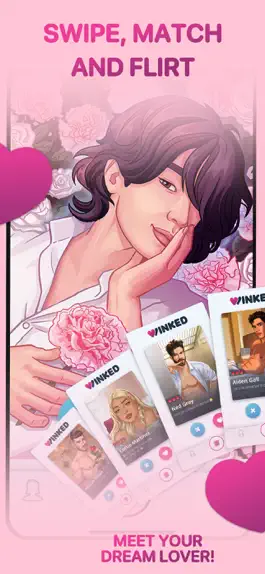 Game screenshot Winked: Choose, Swipe, Flirt apk