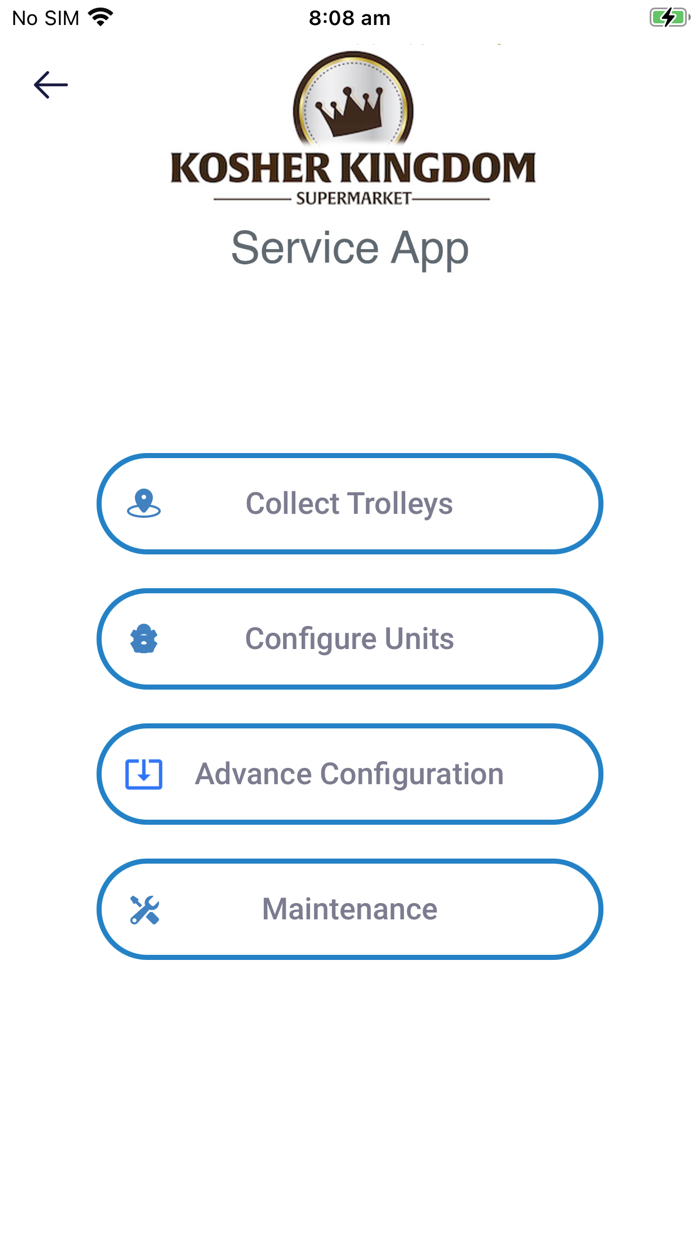 Kosher Kingdom Service app