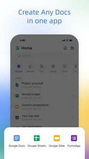 docs app for google docs · iphone screenshot 1