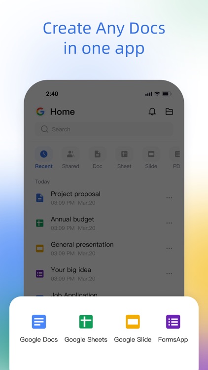 Docs App for Google Docs ·