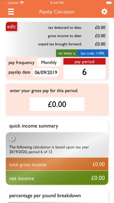 UK Tax Calculators 2024-2025 Screenshot
