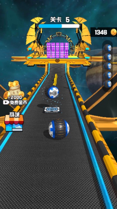 3D Color Ball Rolling Changlle Screenshot