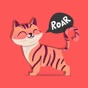 Cute Tiger Roar Stickers app download